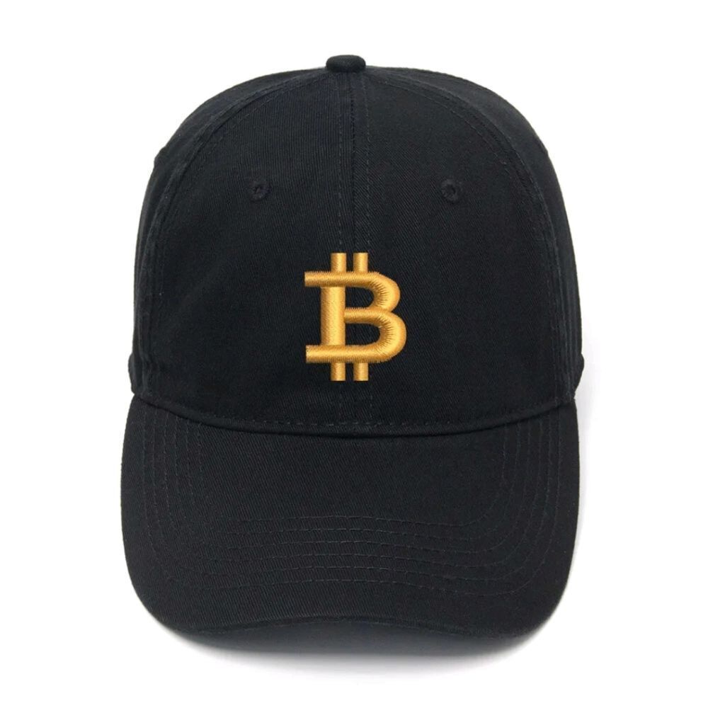 New Baseball Caps Bitcoin BTC Embroidered Dad Hat Crypto Embroidery Hat